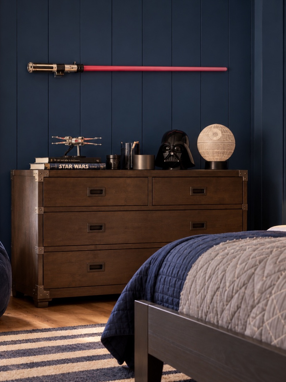 New Pottery Barn Kids Star Wars Lightsaber Wall Decor – Red – Vintage/2009
